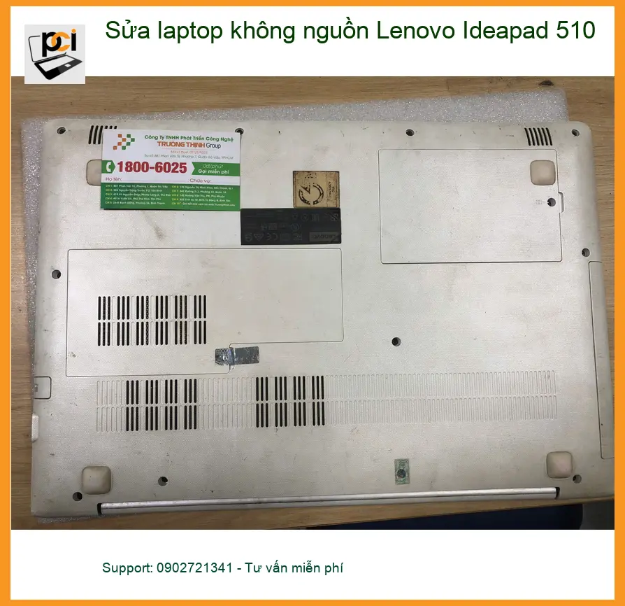 Chị Trâm kế toán tìm Tiệm Sửa laptop Lenovo Ideapad 510 mất nguồn Quận Bình Tân ảnh thực tế 1
