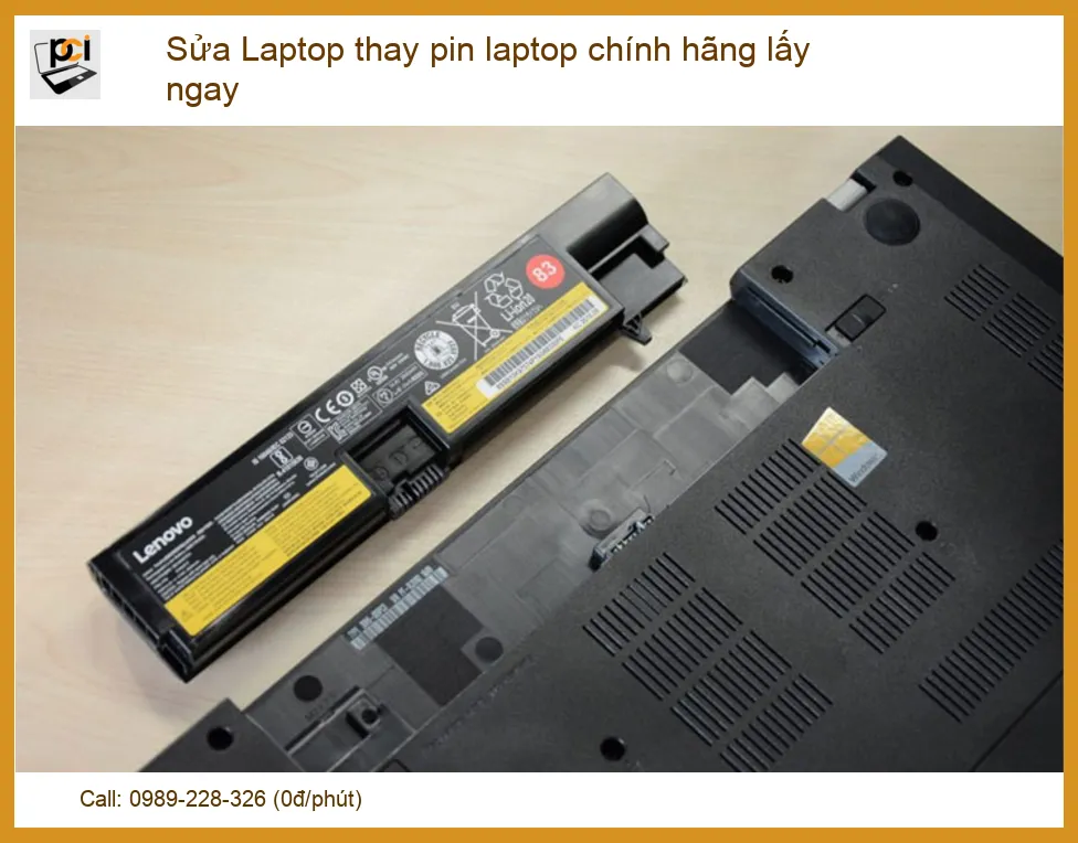 Pin Laptop Chai, Hiệu Suất Giảm Sút – Sửa Laptop thay pin laptop chính hãng lấy ngay tại trung tâm uy tín