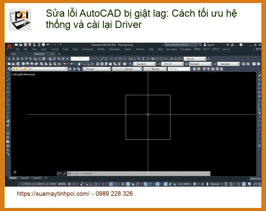 Sửa lỗi AutoCAD giật lag: Tối ưu hệ thống, cài Driver – Cách tự xử lý
