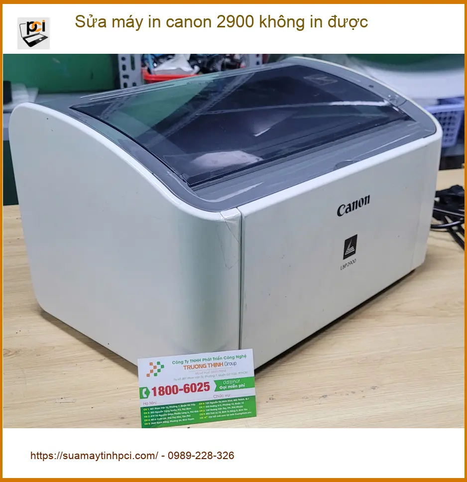 Chú Vỹ giải cứu máy in Canon 2900 không in được tại Quận Bình Tân ảnh thực tế 1