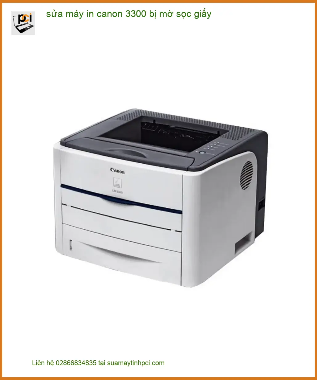 Sửa máy in Canon 3300 bị mờ sọc giấy tận nơi – Thợ đổ mực nhanh giá rẻ