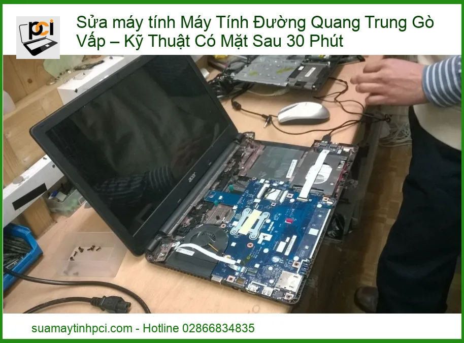 Sửa Máy Tính Đường Quang Trung Gò Vấp: Kỹ Thuật Có Mặt Sau 30 Phút – Giải Pháp Cấp Tốc Từ PCI