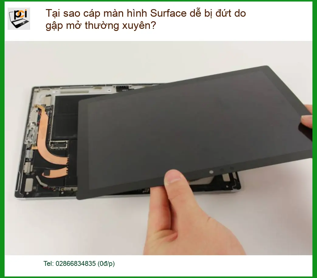 Tại sao cáp màn hình dễ đứt do gập mở? – Trung tâm sửa laptop uy tín TPHCM