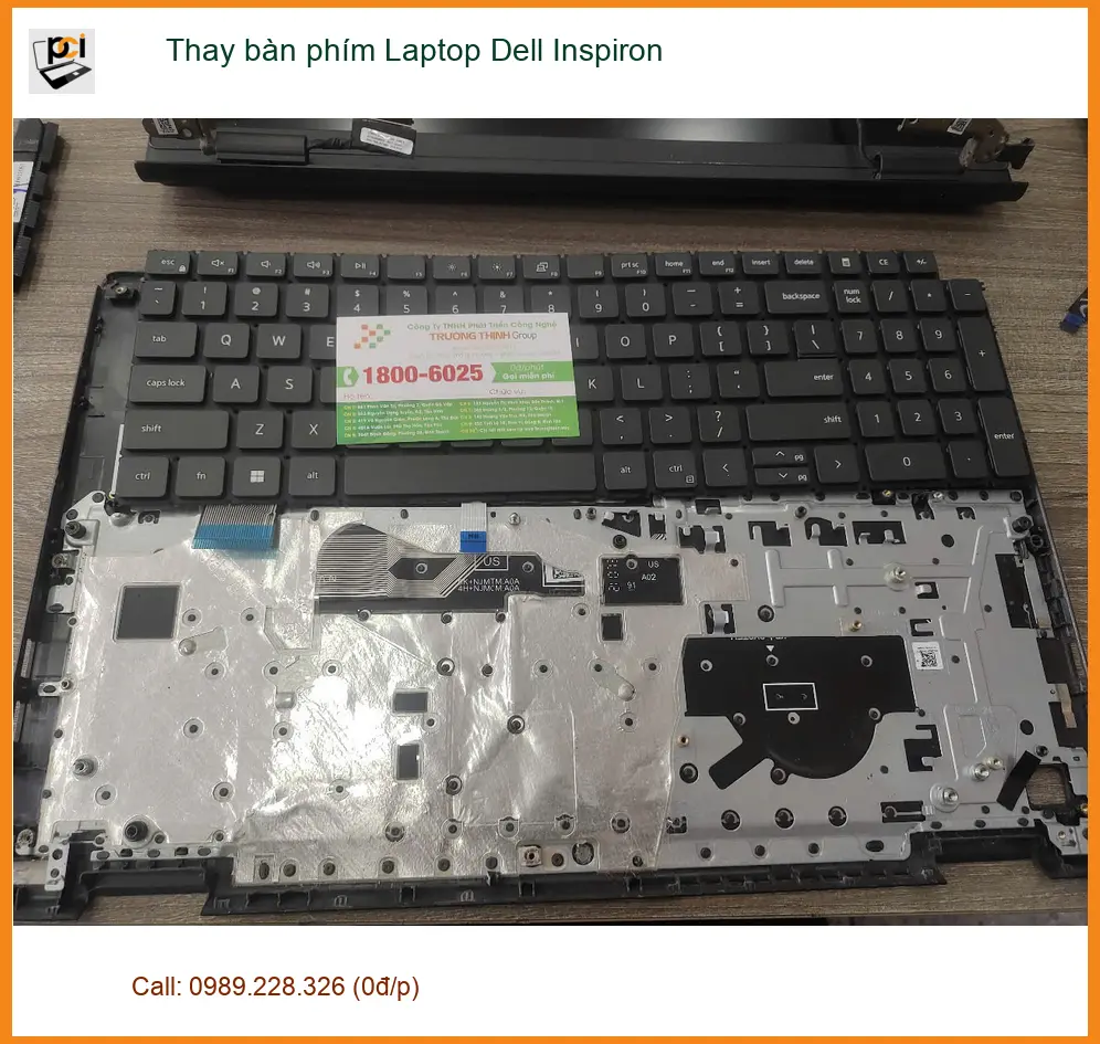 Chú Hùng giáo viên cần thay bàn phím Laptop Dell Inspiron Quận 7 ảnh thực tế 2