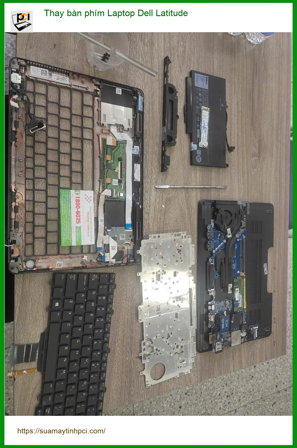 Dịch vụ thay bàn phím Laptop Dell Latitude Quận 7 uy tín - Anh Khang quản lý dự án ảnh thực tế 2
