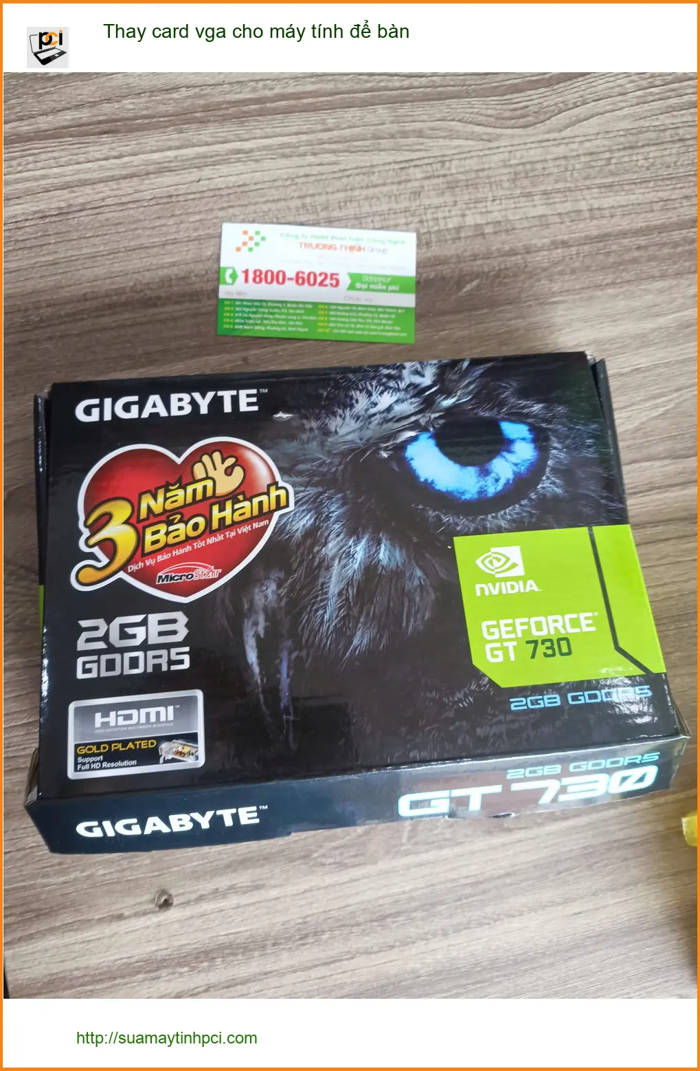 Anh Đức kiến trúc sư review chỗ thay card vga cho máy tính để bàn Quận Tân Phú