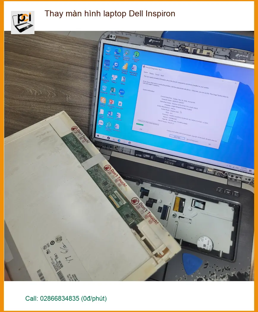 Anh Bằng kỹ sư xây dựng thay màn hình Dell Inspiron Q.Tân Bình giá tốt