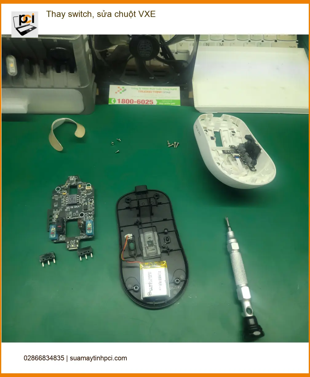 Dịch vụ thay switch, sửa chuột VXE Quận Tân Bình: Anh Minh streamer hài lòng ảnh thực tế 1