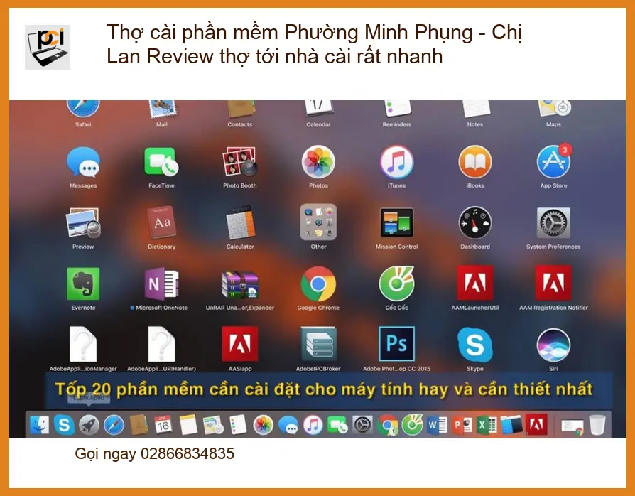 Dịch Vụ Cài Phần Mềm Laptop Tận Nơi Phường Minh Phụng: Chị Lan Review Cực Nhanh, Chuyên Nghiệp!
