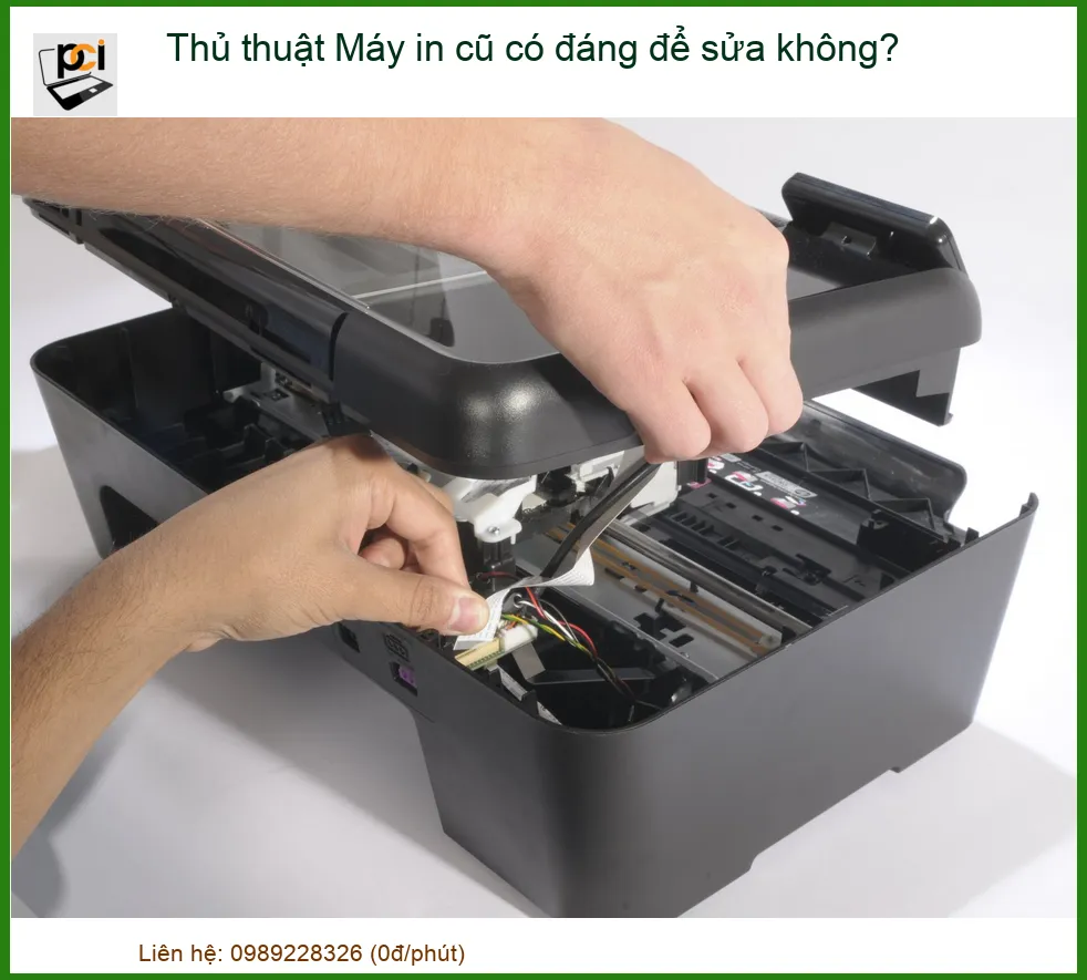 Thủ thuật: Máy in cũ có đáng để sửa không? Chuyên gia giải đáp!
