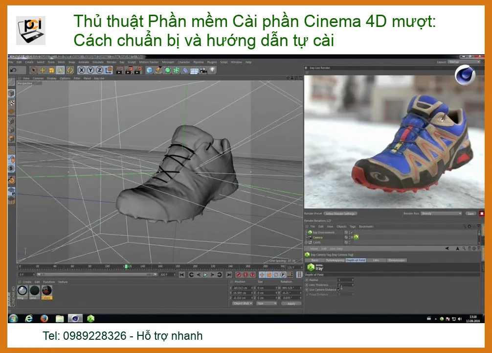 Thủ thuật Phần mềm Cài phần Cinema 4D mượt: Cách chuẩn bị và hướng dẫn tự cài
