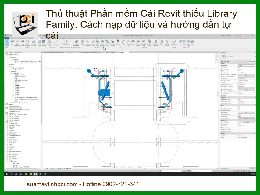 Cài Revit Thiếu Library Family: Cách Nạp Dữ Liệu và Hướng Dẫn Tự Cài Đặt Hiệu Quả