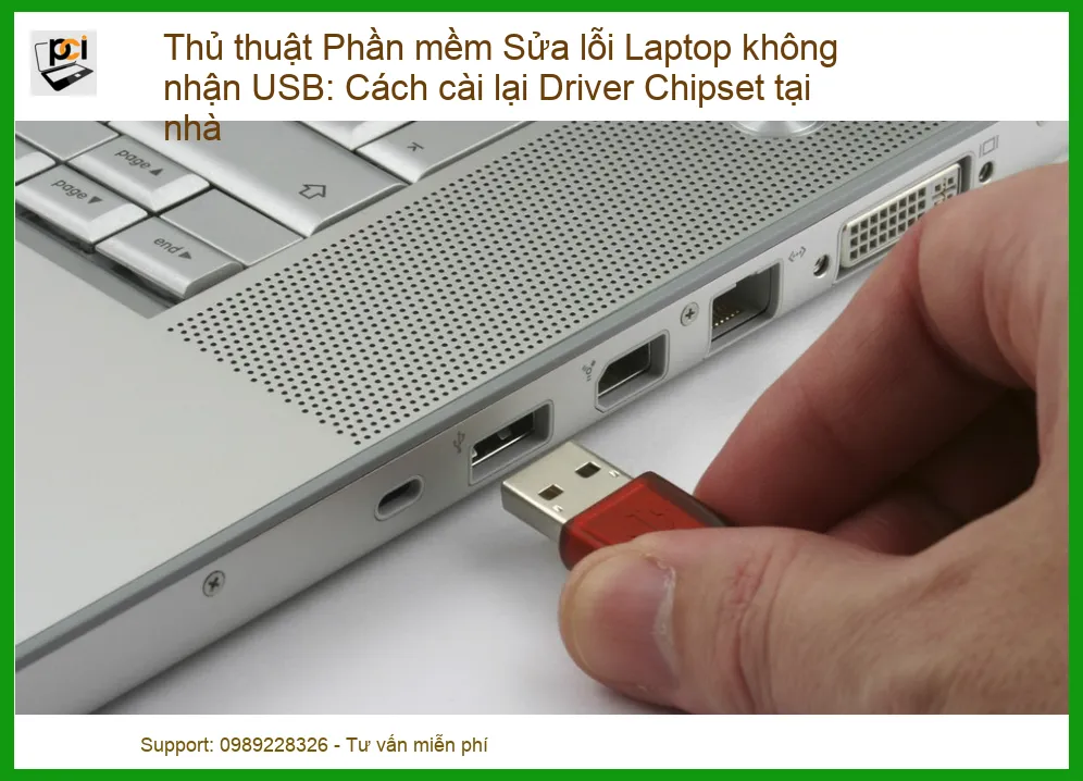 Thủ thuật Phần mềm Sửa lỗi Laptop không nhận USB: Cách cài lại Driver Chipset tại nhà