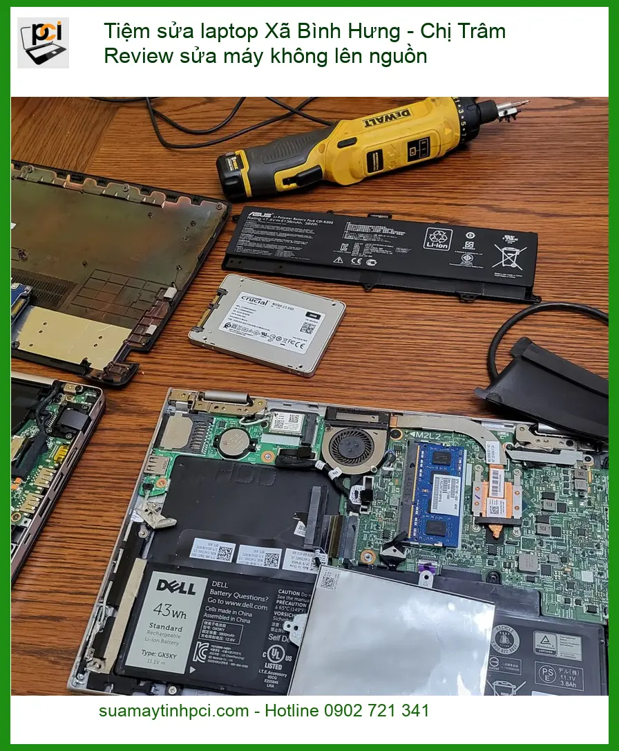 Laptop Tiệm sửa laptop Xã Bình Hưng – Chị Trâm Review máy không lên nguồn: Giải Mã Bí Ẩn & Khắc Phục Tận Gốc