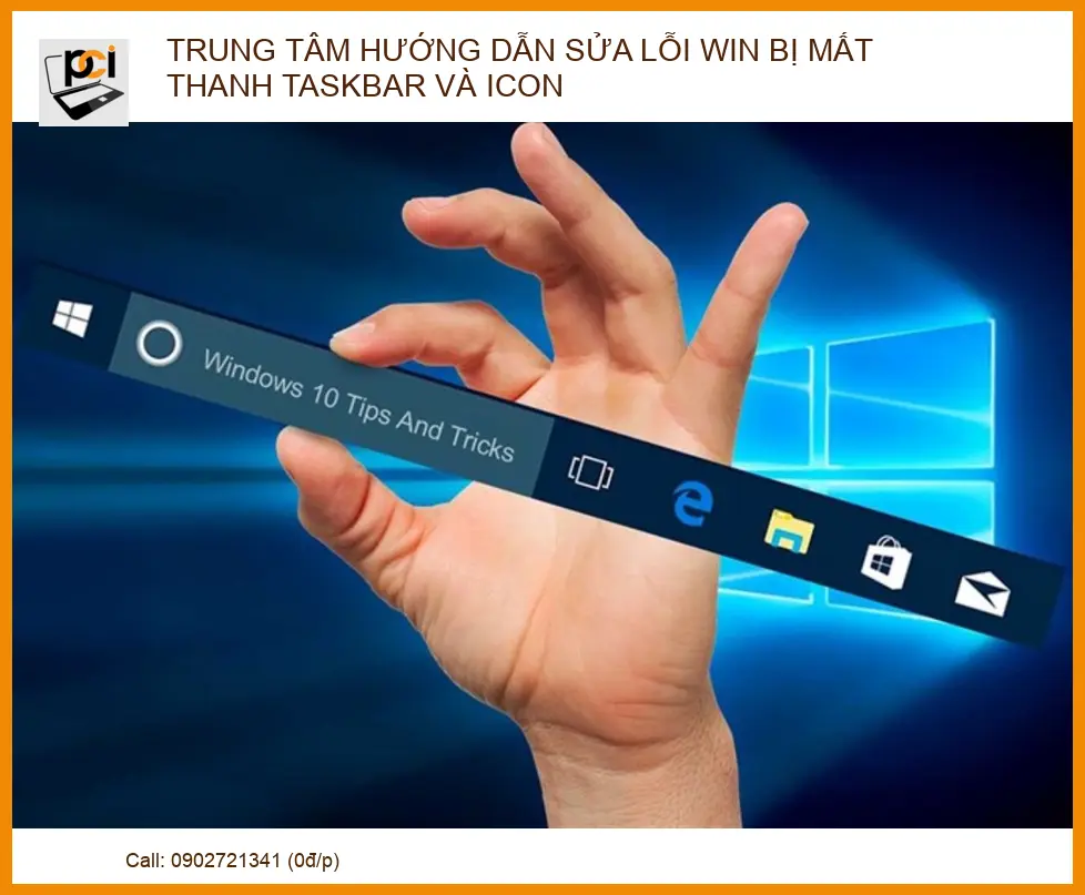 Hướng dẫn sửa lỗi Win bị mất thanh Taskbar và Icon hiệu quả 2026