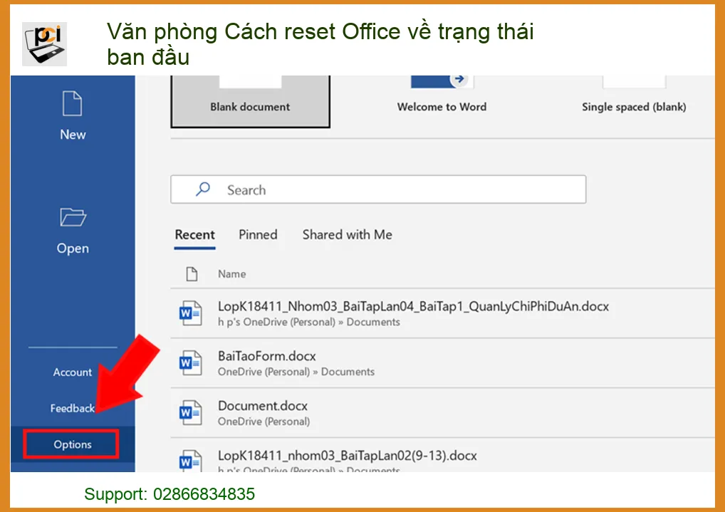 Office bị lỗi hoặc chạy chậm – Cách reset Office về trạng thái ban đầu hiệu quả