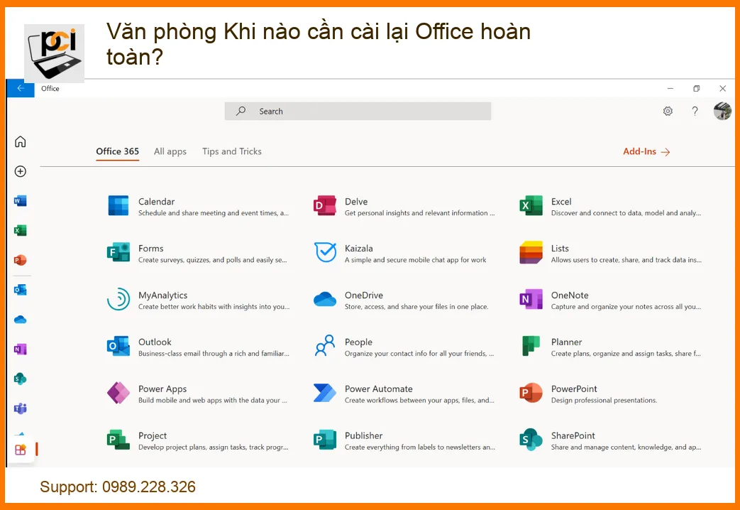 Văn phòng Khi nào cần cài lại Office hoàn toàn? Hướng dẫn chi tiết từ A-Z