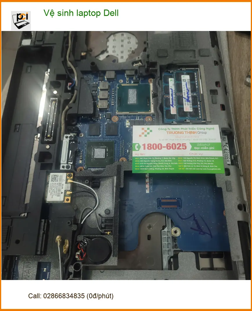 Trung tâm vệ sinh laptop Dell Quận Tân Bình - Chú Khang kiến trúc sư hài lòng ảnh thực tế 1
