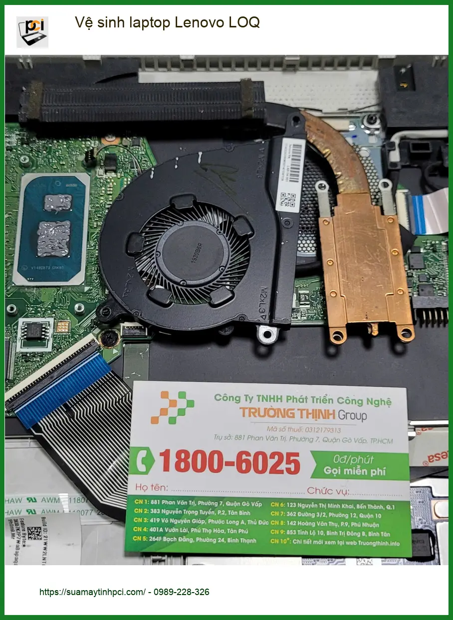 Chú Hùng kinh doanh review dịch vụ vệ sinh laptop Lenovo LOQ Quận Bình Tân lấy ngay ảnh thực tế 1