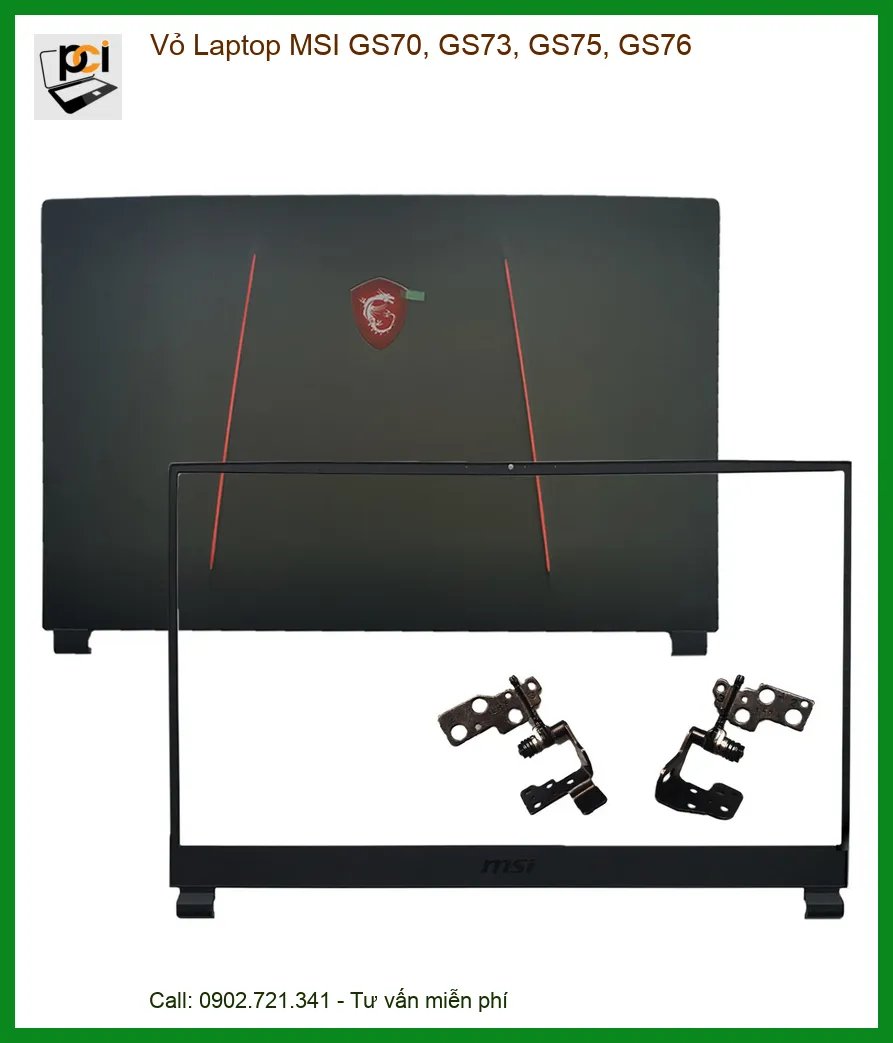 Vỏ Laptop MSI GS70, GS73, GS75, GS76 - Địa chỉ thay lấy liền TPHCM