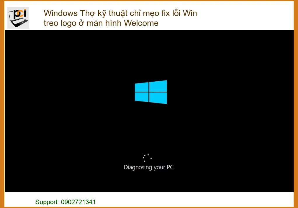 Windows Treo Logo Màn Hình Welcome? Thợ Kỹ Thuật Chỉ Mẹo Fix Nhanh Gọn!
