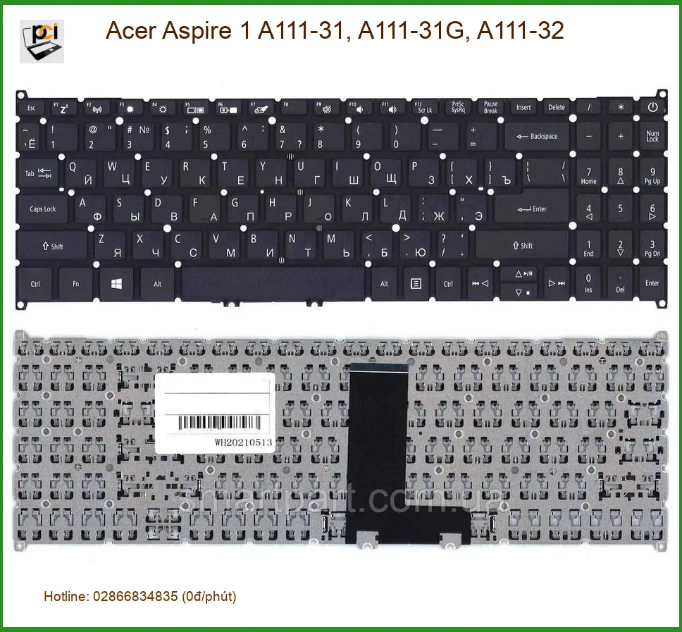 Bàn phím Laptop Acer Aspire 1 - Sửa Nhanh TPHCM Gần Đây