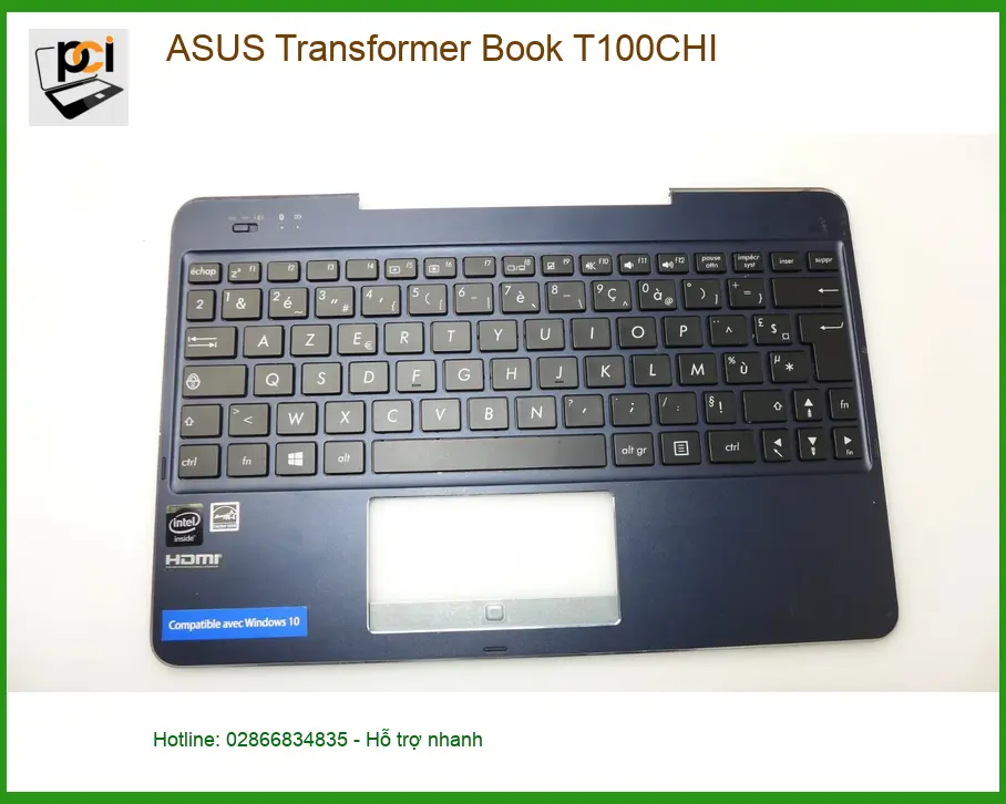 Bàn phím Laptop ASUS T100CHI - Thay Nhanh Tại Trung Tâm TPHCM Giá Rẻ Nhất