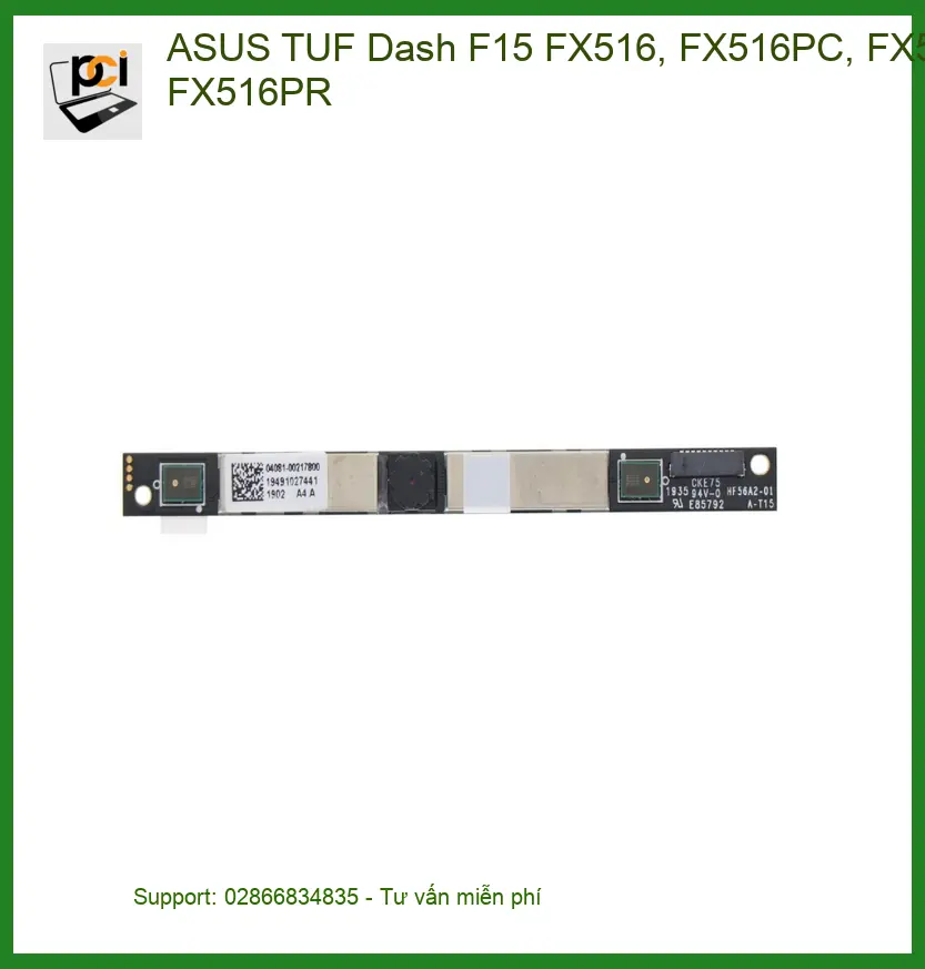 Thay Webcam Laptop ASUS TUF Dash F15 - Trung Tâm Sửa Nhanh TPHCM Giá SV