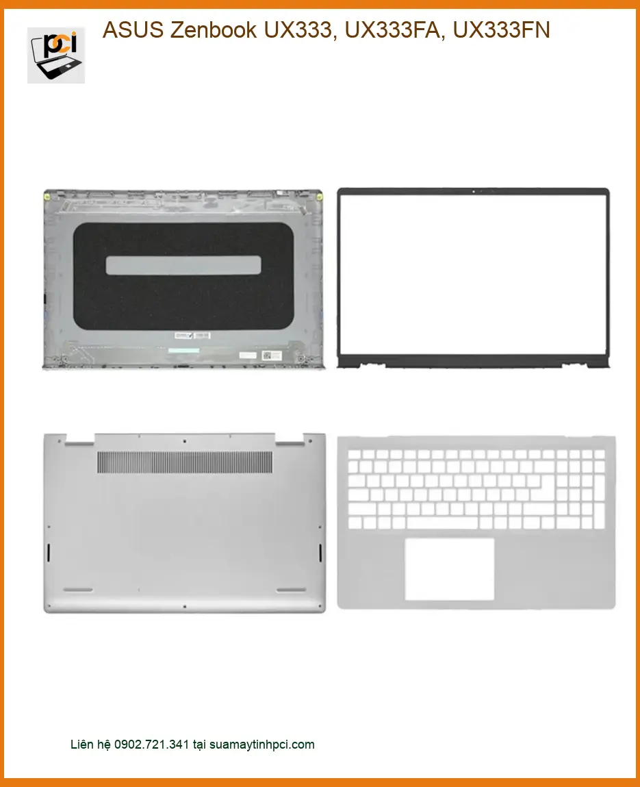 Vỏ Laptop ASUS Zenbook UX333 - Thay Vỏ Laptop Nhanh Chóng Tại TPHCM