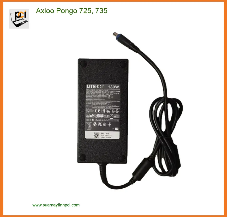 Sạc Laptop Axioo Pongo 725, 735 | Thay Sạc Nhanh Gần Đây Giá Rẻ