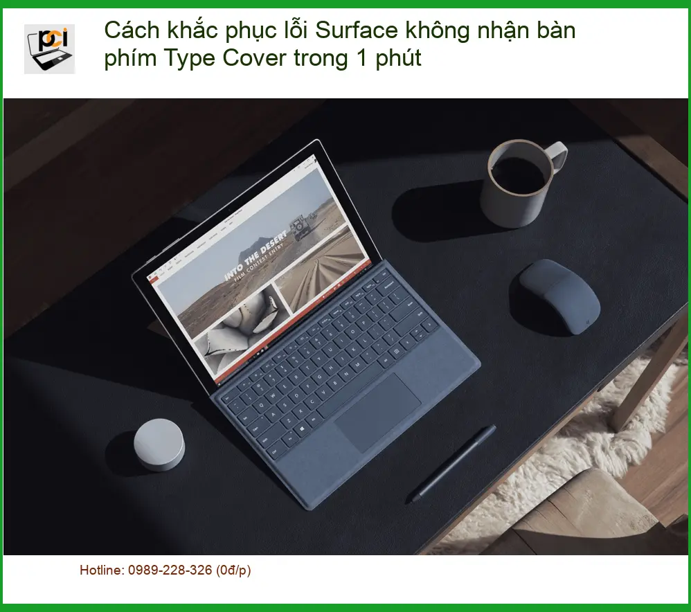 Surface Cách khắc phục lỗi không nhận bàn phím Type Cover – Địa chỉ hỗ trợ uy tín