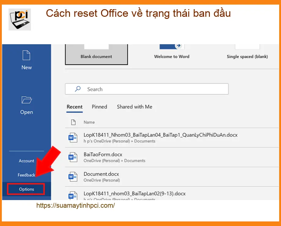 Cách reset Office về trạng thái ban đầu – Địa chỉ trung tâm hỗ trợ TPHCM