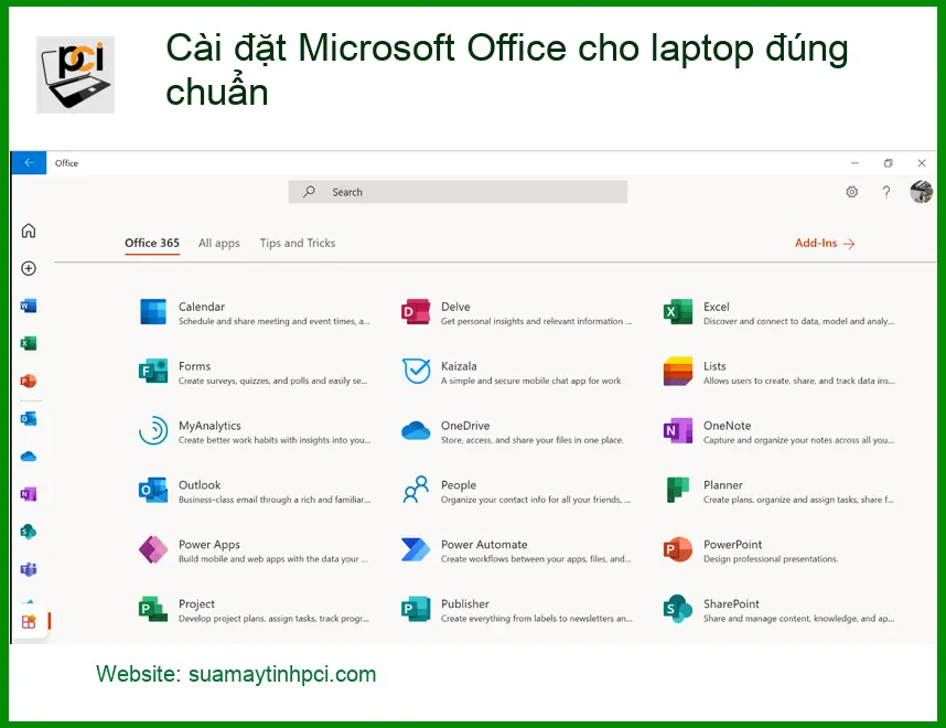 Cài đặt Microsoft Office cho laptop đúng chuẩn – Trung tâm hỗ trợ TPHCM