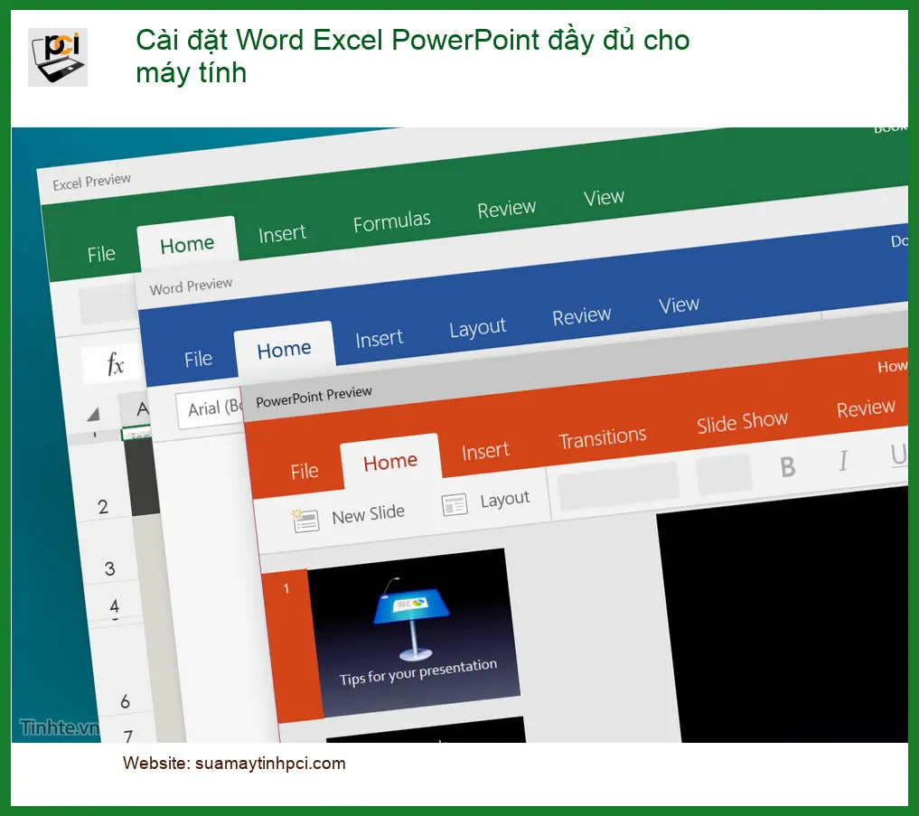 Cài đặt Word Excel PowerPoint cho máy tính tận nơi – Thợ cài nhanh TPHCM