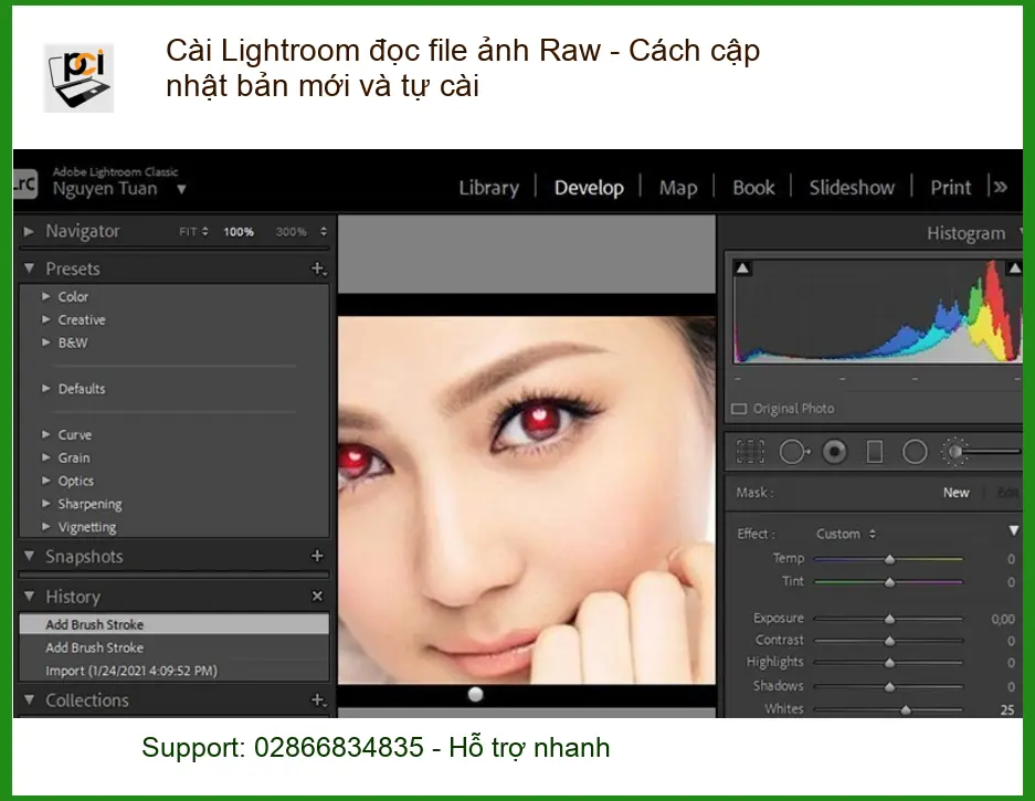 Cài Lightroom đọc file Raw, cập nhật mới – Cách tự xử lý tại nhà