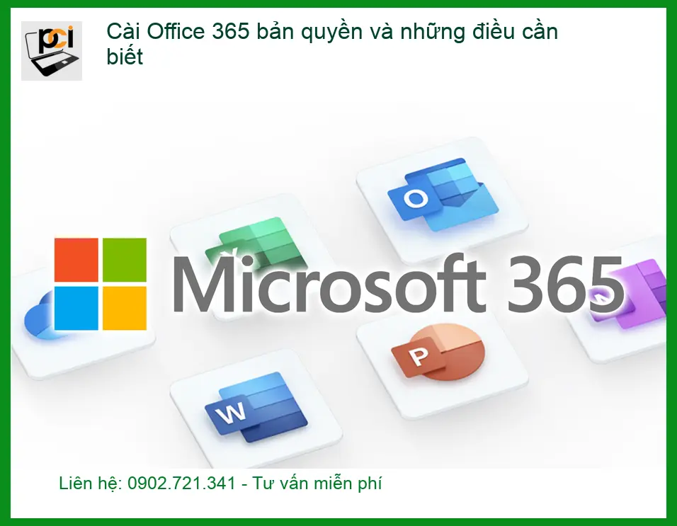 Văn phòng Cài Office 365: Điều cần biết – Trung tâm hỗ trợ TPHCM