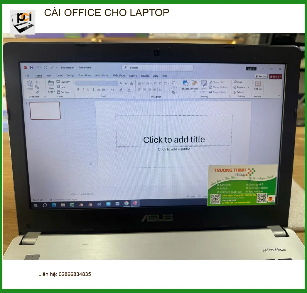 Anh Quân review dịch vụ cài office cho laptop Quận Tân Bình uy tín