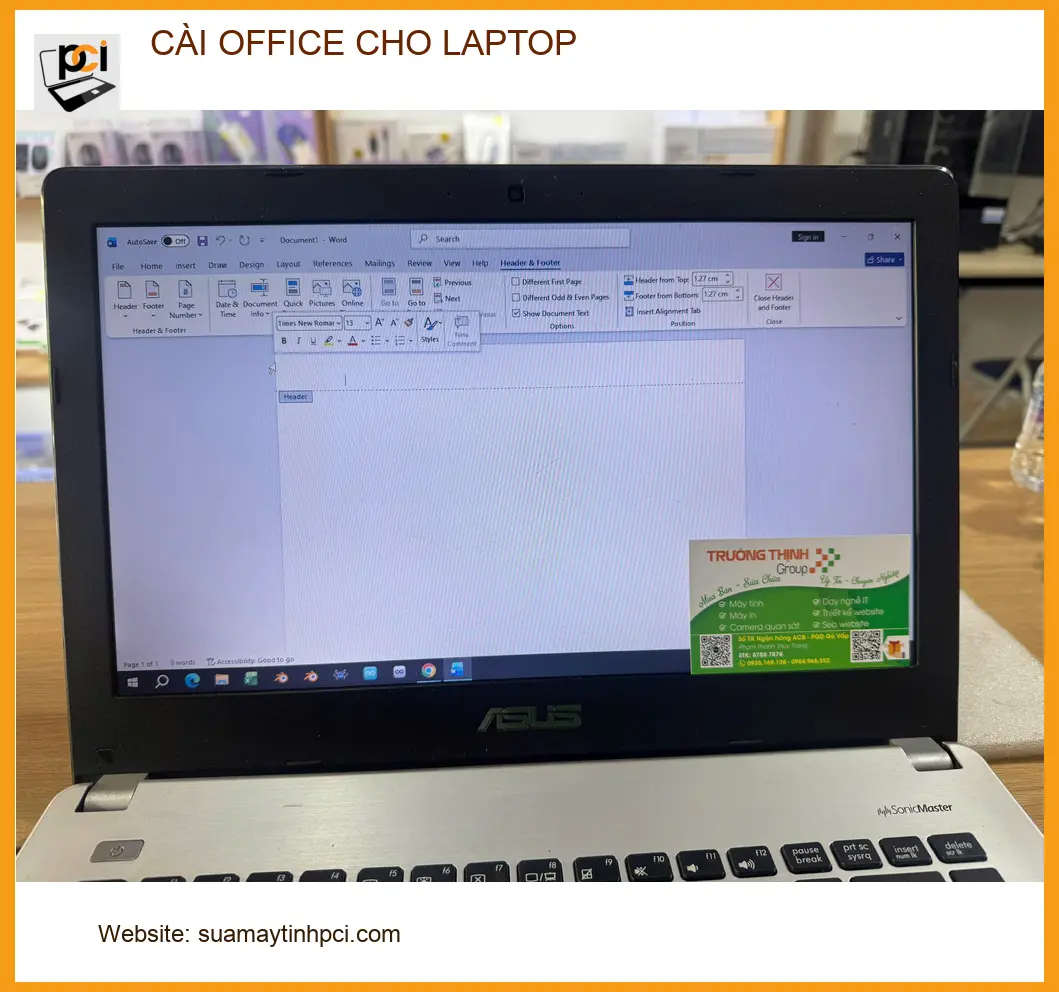 Anh Quân review dịch vụ cài office cho laptop Quận Tân Bình uy tín ảnh thực tế 1