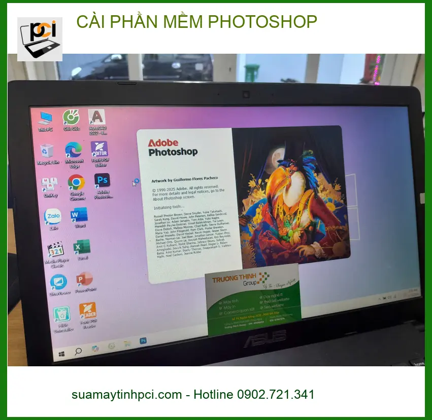 Cô Mai cần Cài Photoshop gấp cho studio ảnh ở Quận Thủ Đức