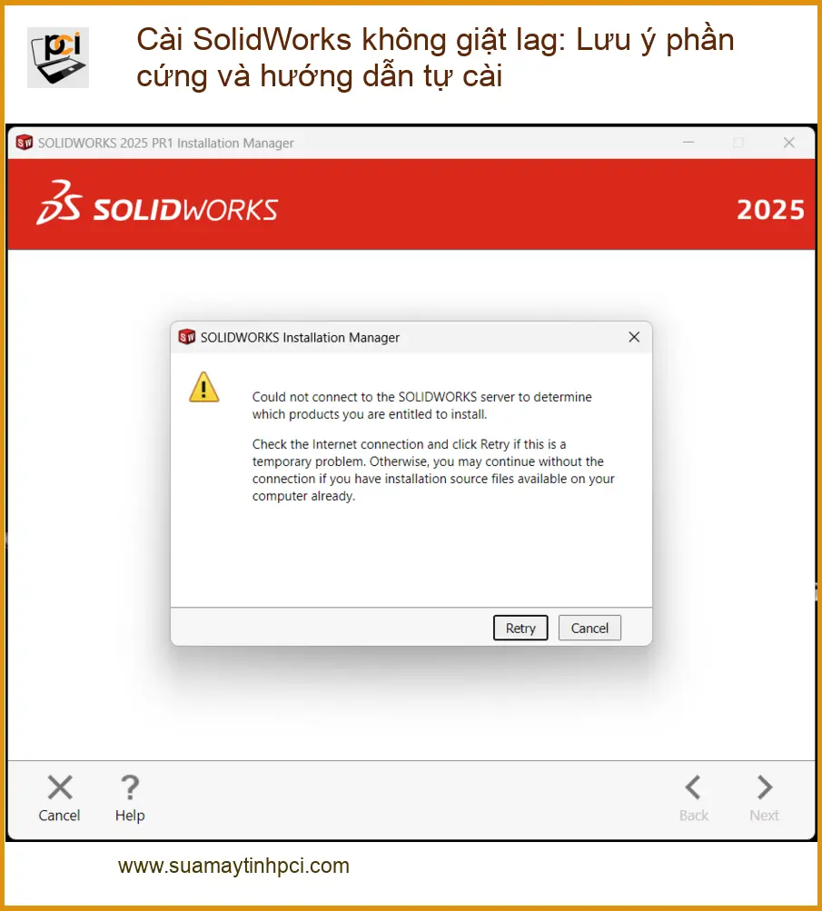Thủ thuật Cài SolidWorks không giật lag: Phần cứng & Tự cài – Hỗ trợ nhanh