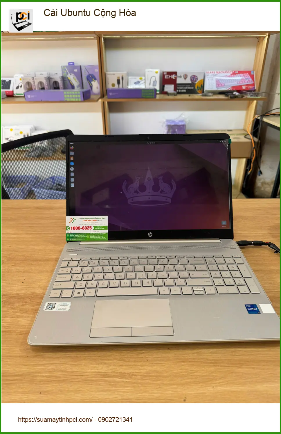 Chị Thuý cần cài Ubuntu tại Cộng Hòa Quận Tân Bình - Dịch vụ chuyên nghiệp ảnh thực tế 1