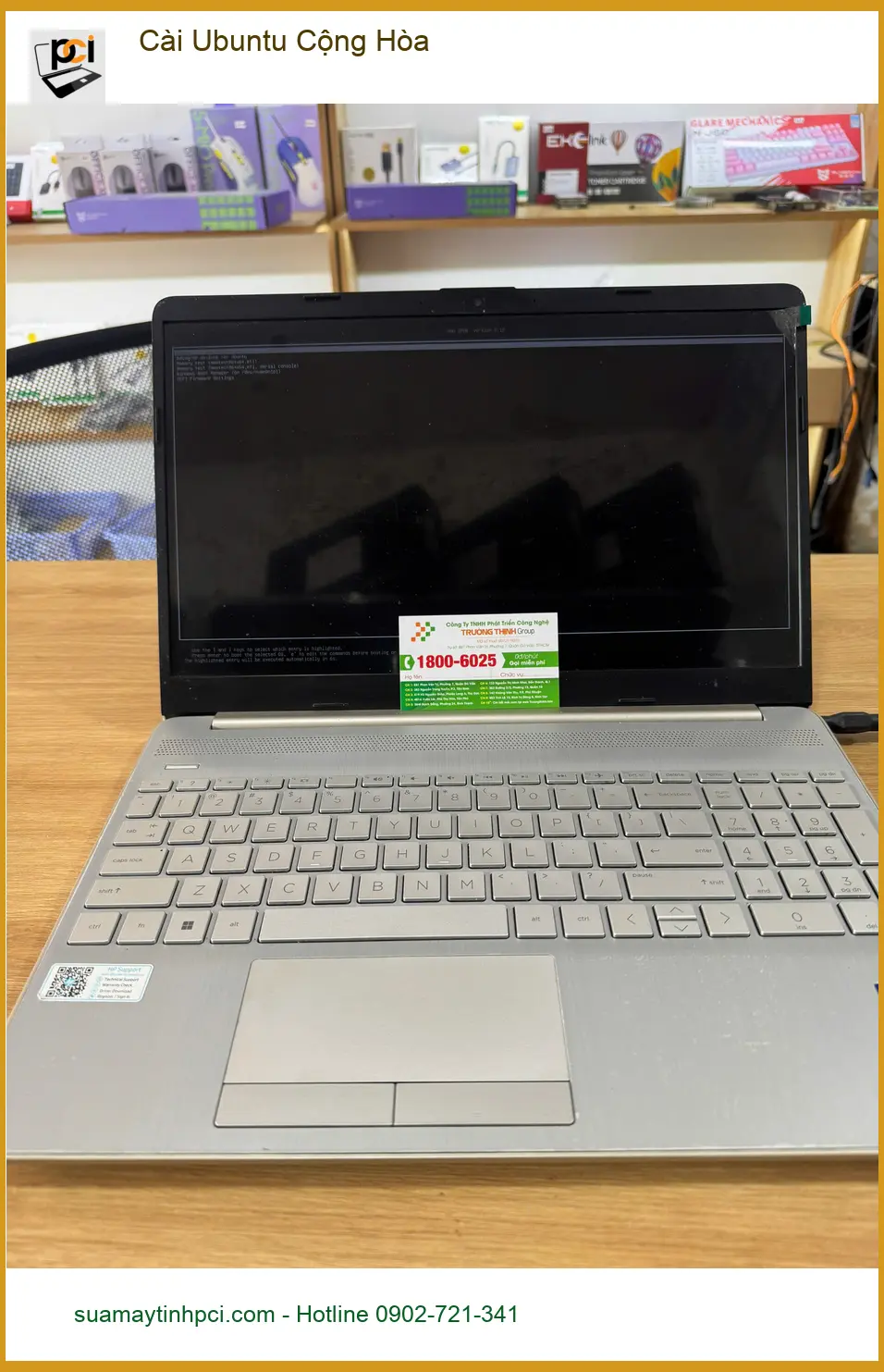 Chị Thuý cần cài Ubuntu tại Cộng Hòa Quận Tân Bình - Dịch vụ chuyên nghiệp ảnh thực tế 2