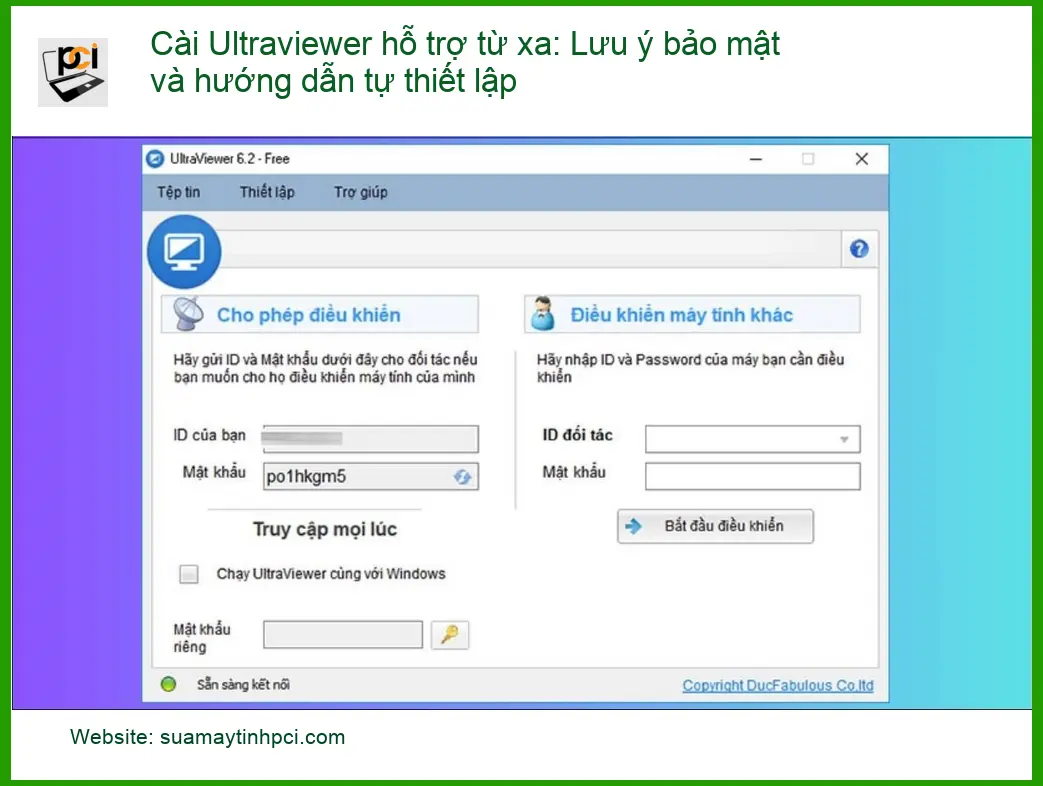 Thủ thuật Cài Ultraviewer hỗ trợ từ xa: Bảo mật – Tự cài đặt an toàn