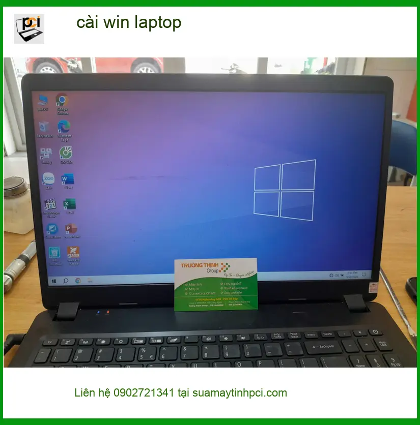 Anh Minh nhân viên văn phòng review dịch vụ cài win laptop Quận Thủ Đức ảnh thực tế 1