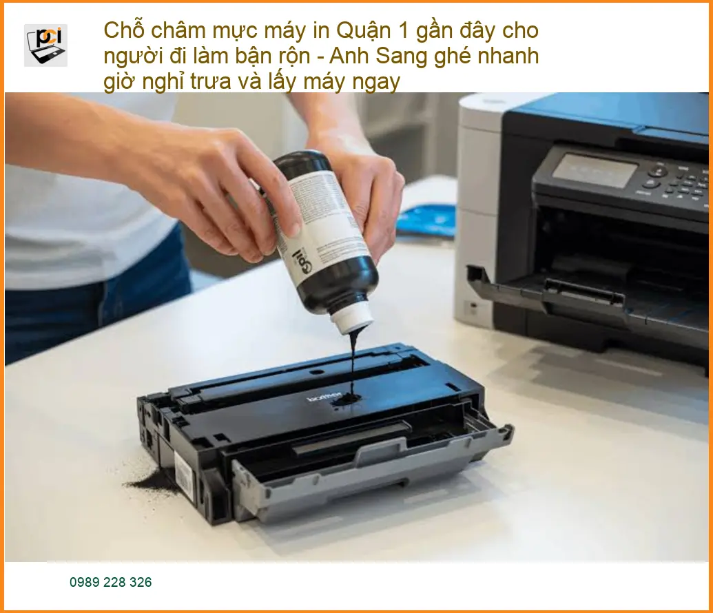 Sửa Chữa Nạp Mực Máy In Quận 1 lấy ngay – Điện thoại công ty xử lý gấp
