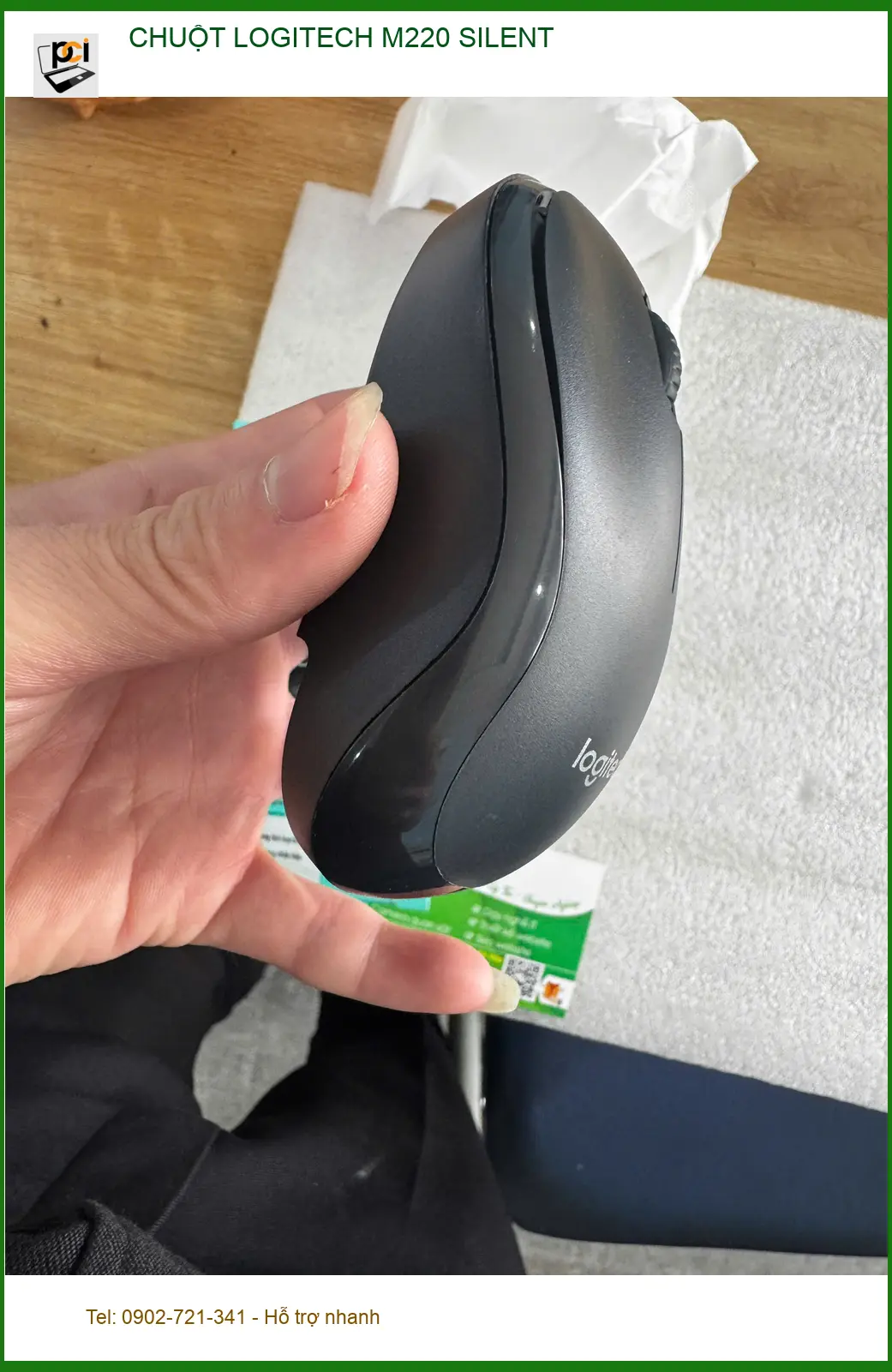 Anh Quang tìm CHUỘT LOGITECH M220 SILENT Quận 10 - Cửa hàng uy tín ảnh thực tế 1