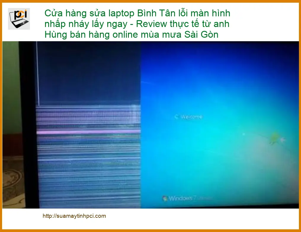 Sửa laptop Bình Tân lỗi màn hình nhấp nháy lấy ngay – Trung tâm sửa chữa uy tín