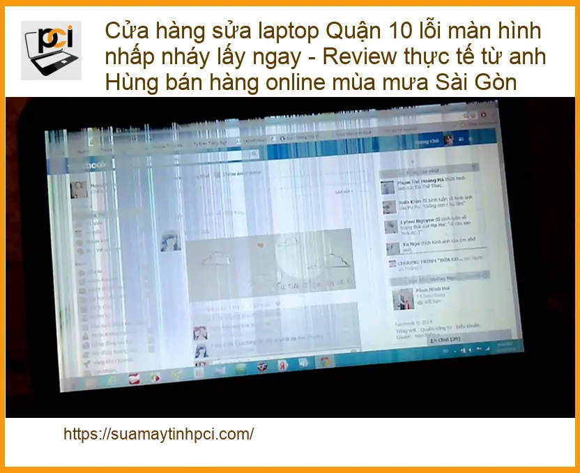 Sửa laptop Quận 10 lỗi màn hình nhấp nháy – Trung tâm hỗ trợ nhanh