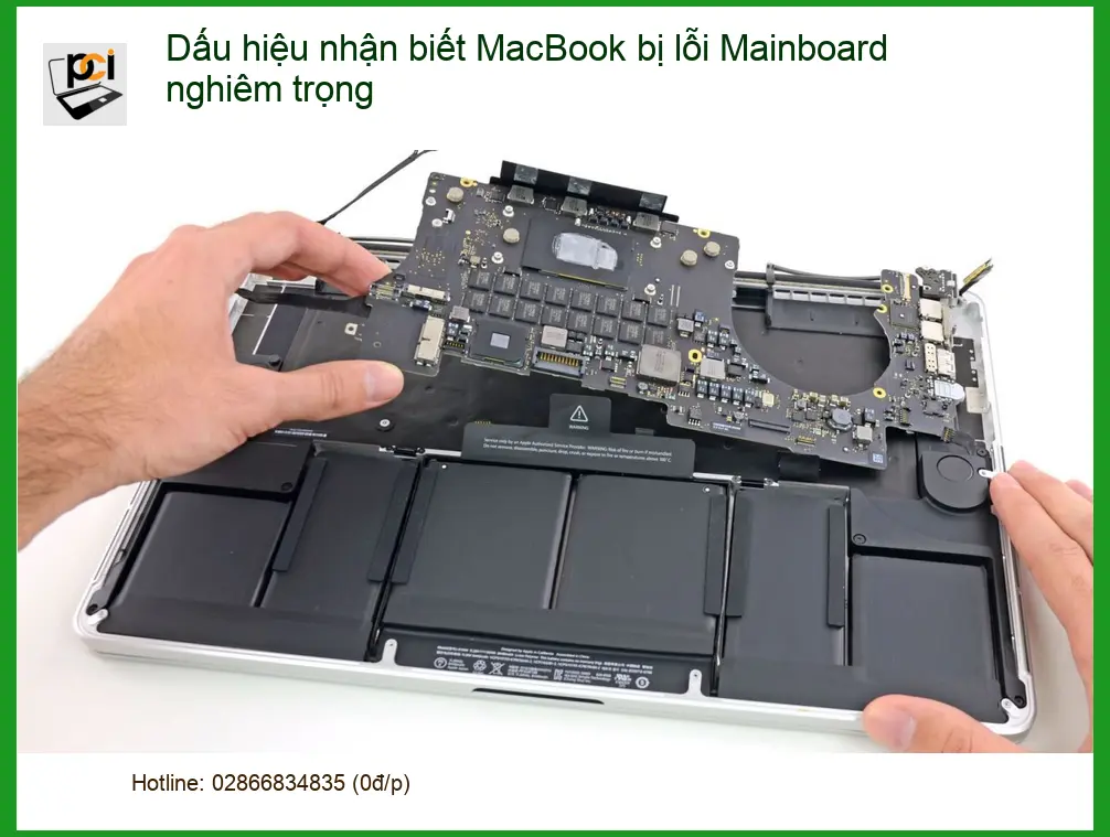 Macbook lỗi Mainboard: Dấu hiệu nhận biết – Địa chỉ sửa uy tín TPHCM