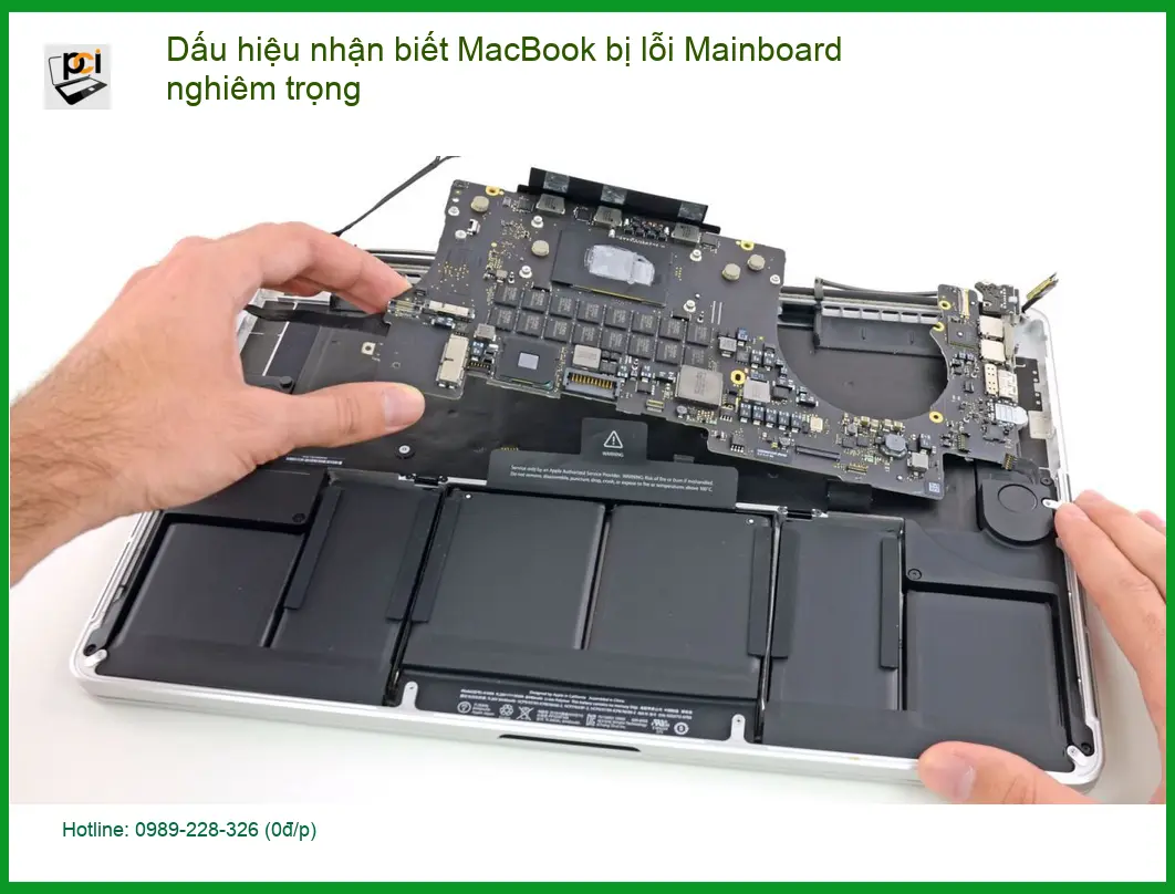Macbook Dấu hiệu nhận biết lỗi Mainboard nghiêm trọng – Địa chỉ sửa uy tín TPHCM